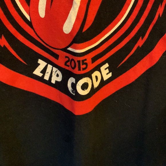 The Rolling Stones North America 2015 ZIP CODE tour medium tee shirt - Picture 3 of 8